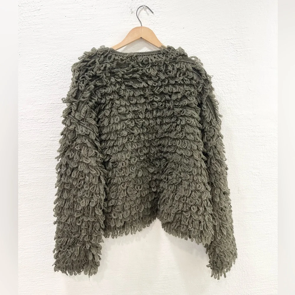 The Great Short Monster Cardigan Green Size 3 Large - Picture 5 of 5